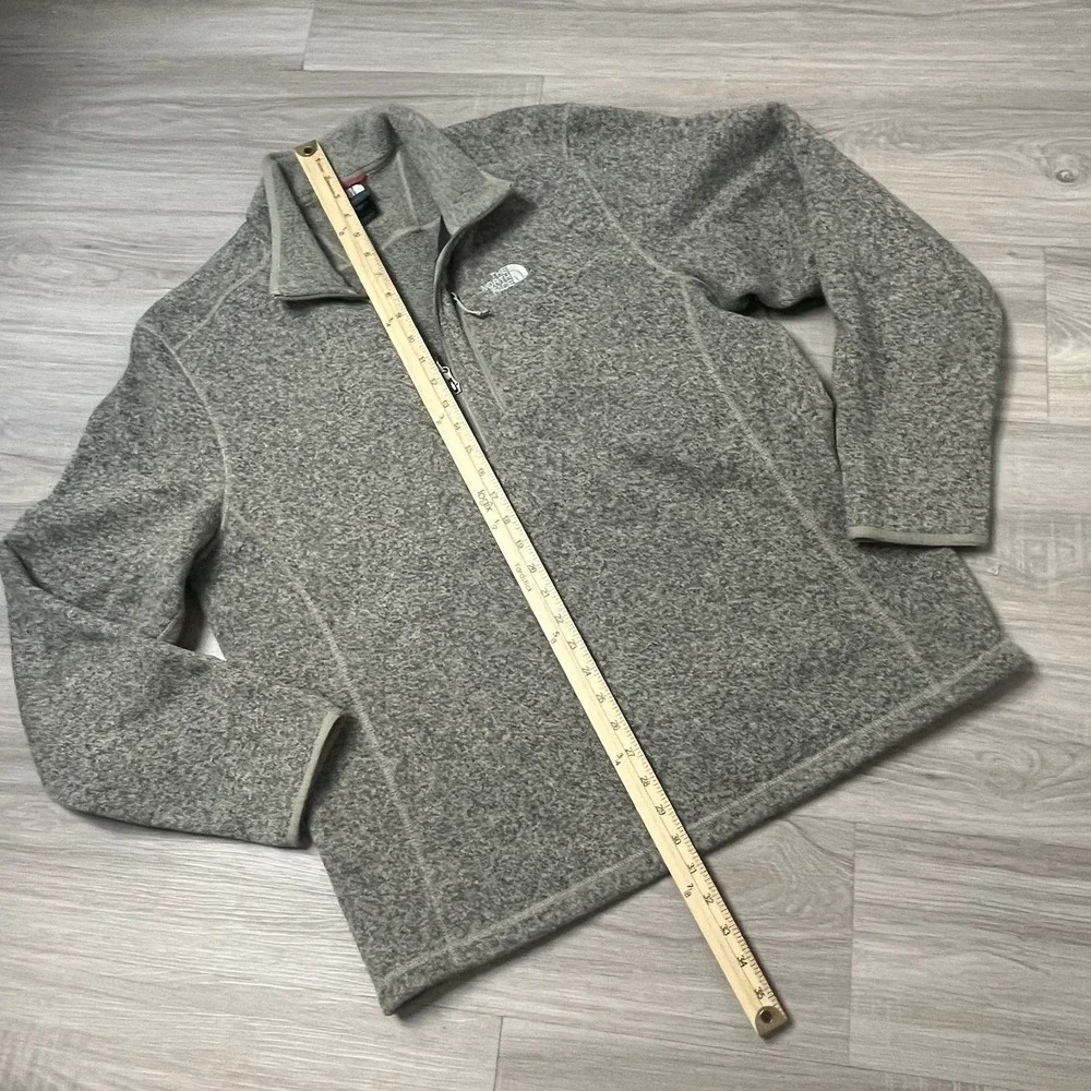 The‎ North Face Gordon Lyons Full Zip Jacket Mens XL Gray Hiking Fleece Outdoors